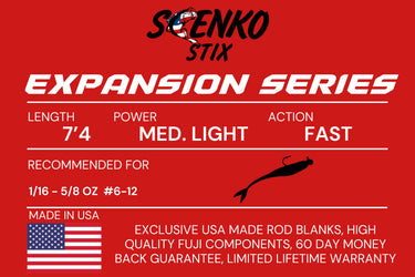 7’4 MED. LIGHT FAST (Spinning)