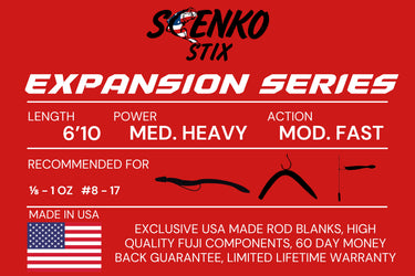 6’10 MED. HEAVY MOD. FAST (Spinning)