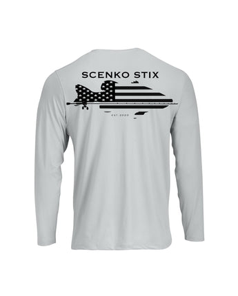 Light Gray Long Sleeve Performance Shirt