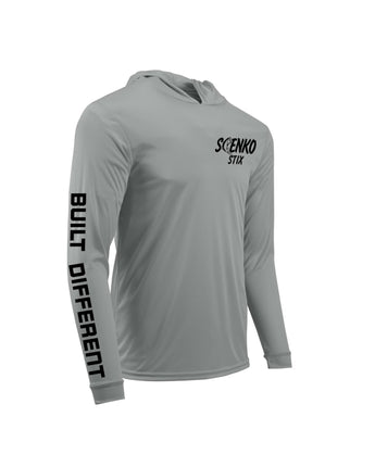 Dark Grey Long Sleeve Performance Hoodie