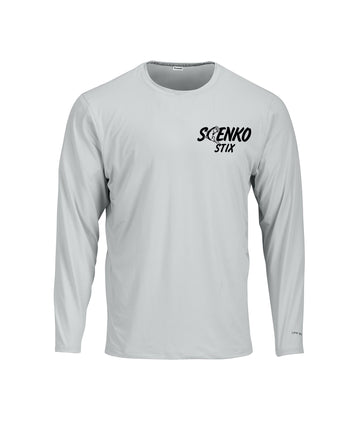 Light Gray Long Sleeve Performance Shirt